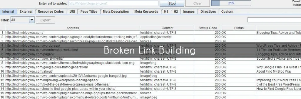 Broken Link Building
