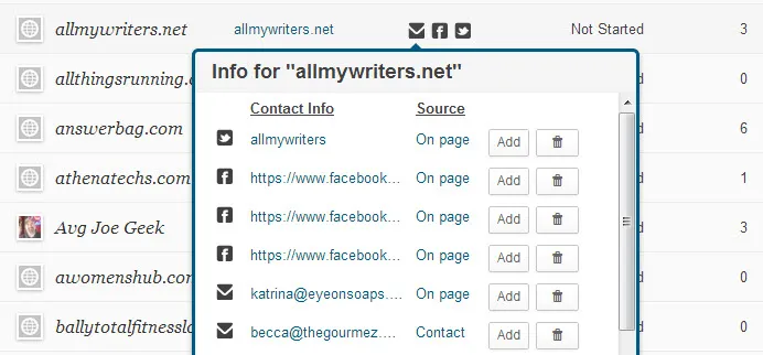 Link Prospecting Within BuxzzStream