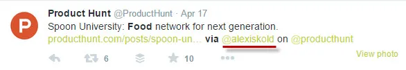 Product Hunt Twitter