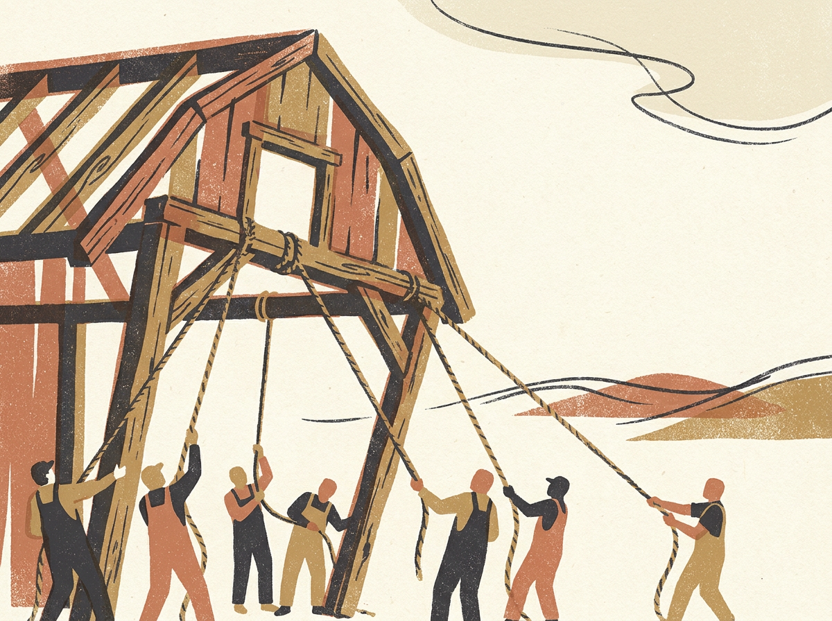 Cover illustration for the Traffic Think Tank community business essay